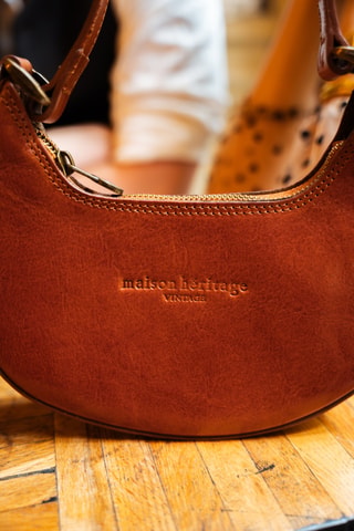 Bolso de piel Orion - Camel