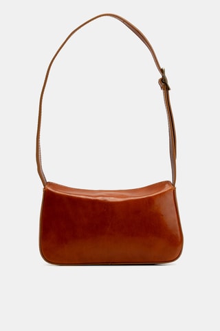 Bolso de piel Cléo - Camel