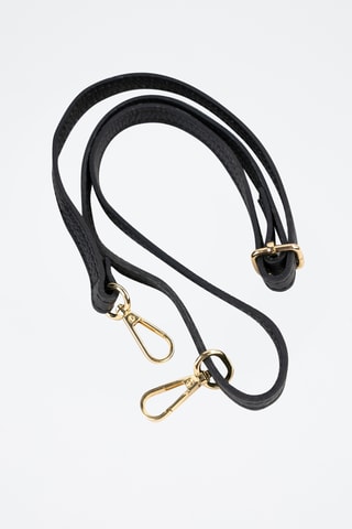 Bolso y bolso de mano de piel Artic Graine - Negro
