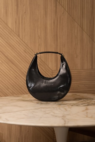 Bolso de piel Celia - Negro