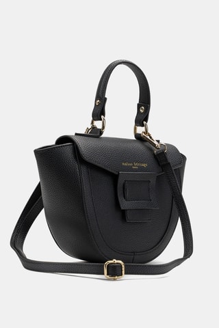 Bolso de piel Mini Votti - Negro