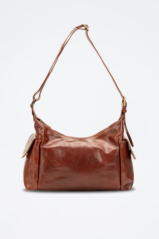 Bolso de piel Sandi - Marrón