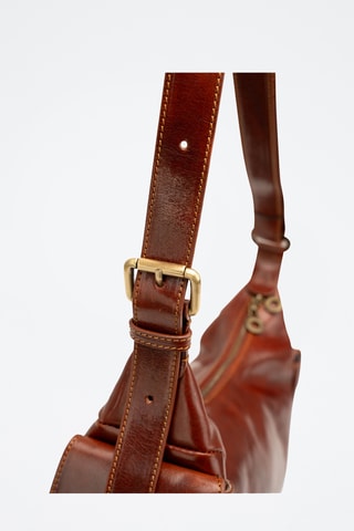 Bolso de piel Sandi - Marrón