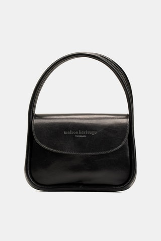 Bolso de piel Lou - Negro