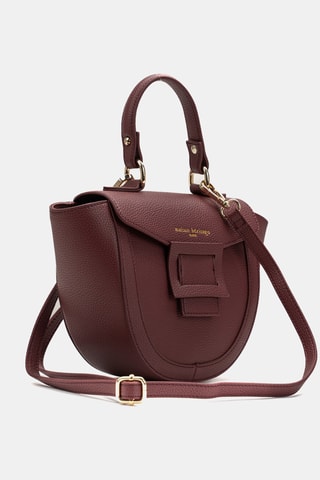 Bolso de piel Mini Votti - Burdeos