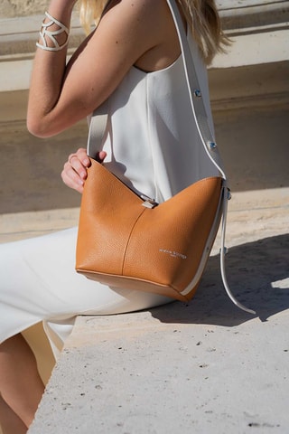 Bolso de piel Spezia - Camel
