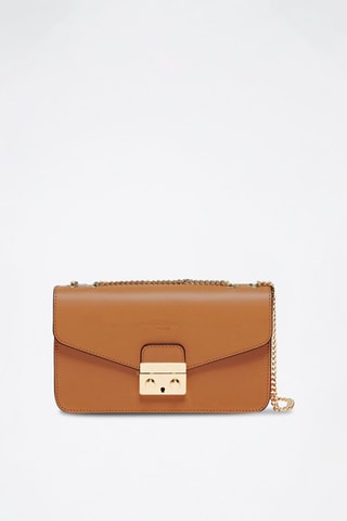 Bandolera de piel Lova - Camel