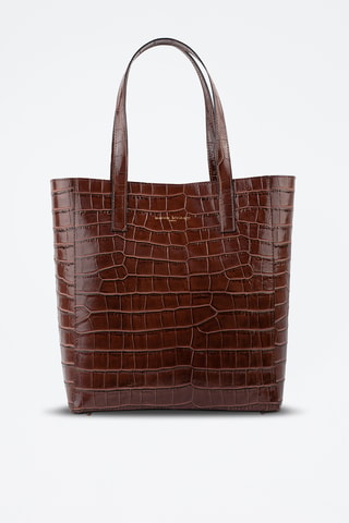 Bolso shopper  - Marrón