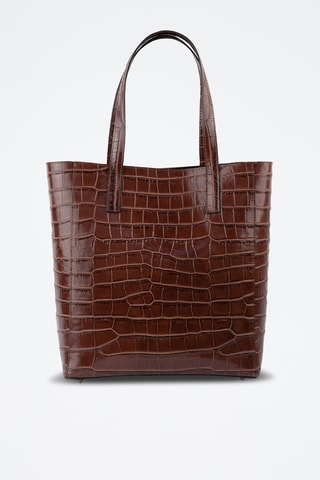 Bolso shopper  - Marrón