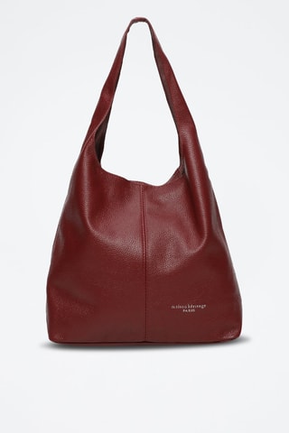 Bolso de piel Rebe - Burdeos
