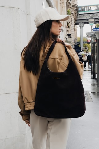 Bolso de piel Kira - Camel