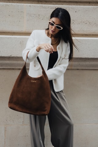 Bolso de piel Kira - Marrón