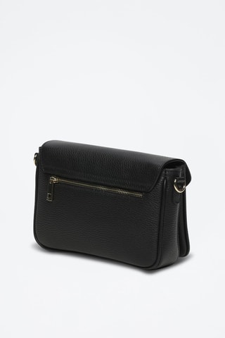 Bandolera de piel Mariam - Negro