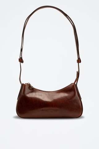 Bolso de piel Ezra - Marrón