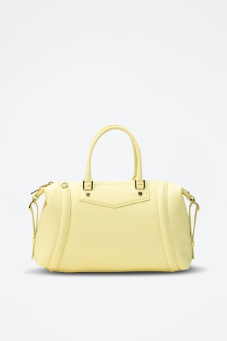 Bolso bowling de piel Speranza - Amarillo
