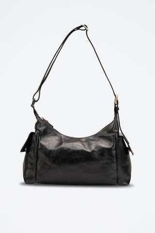Bolso de piel Sandi - Negro