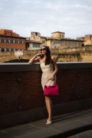Bolso de piel Ozio - Fucsia