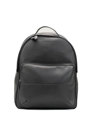 Mochila de piel Sway - Negro