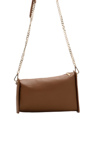 Bandolera de piel Brille - Camel