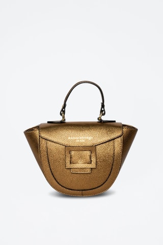 Bolso de piel Mini Votti - Dorado