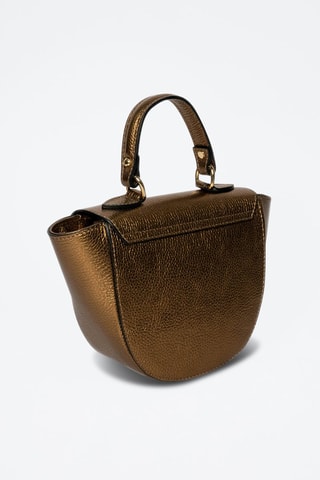Bolso de piel Mini Votti - Dorado