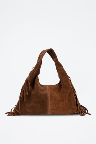 Bolso de nobuk  - Marrón