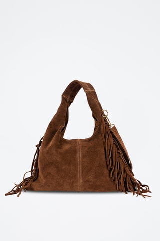 Bolso de nobuk  - Marrón