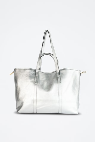 Bolso shopper de piel Malta Graine  - Marrón