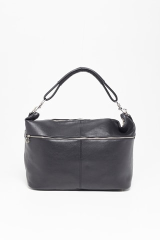 Bolso shopper de piel Jax - Negro