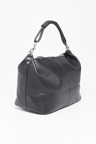 Bolso shopper de piel Jax - Negro