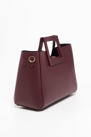 Bolso de piel Jane - Burdeos