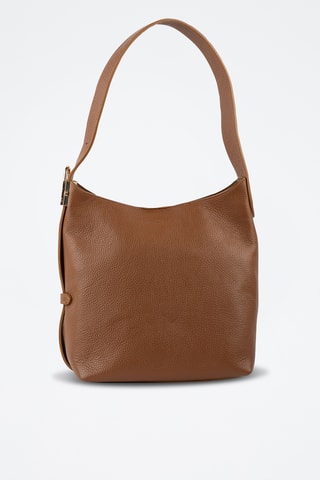 Bolso de piel  - Camel