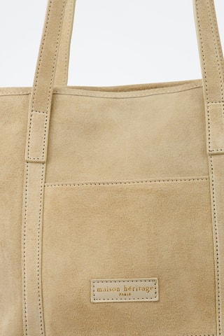 Bolso shopper de nobuk Rise - Topo