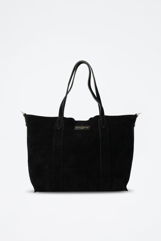 Bolso shopper de nobuk Naya - Negro