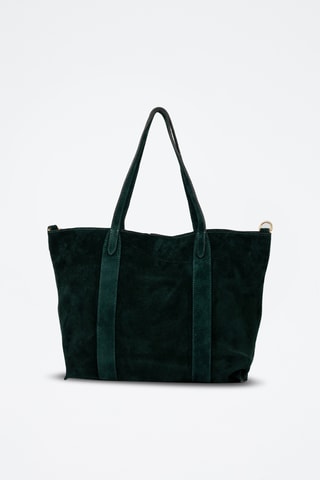 Bolso shopper de nobuk Naya - Verde