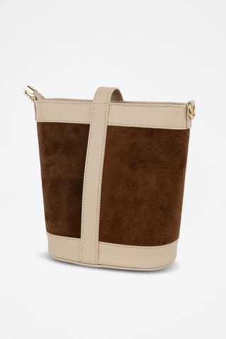 Bolso de piel Helle - Topo