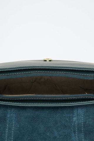 Bandolera de piel Tex - Azul