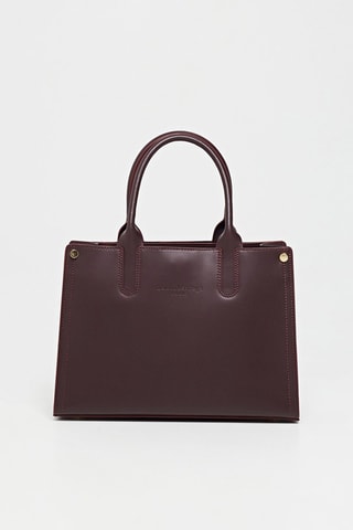 Bolso de piel Pure - Violeta