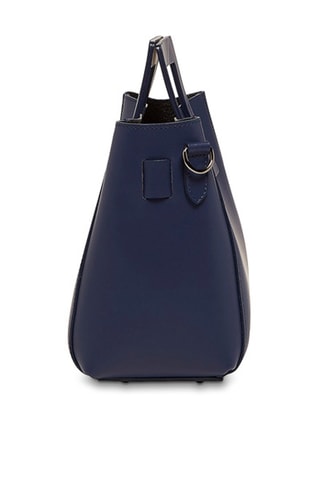 Bolso y neceser de piel Jini - Azul marino