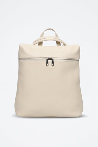 Mochila de piel Livia - Beige