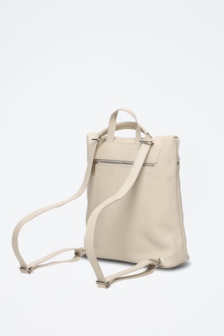 Mochila de piel Livia - Beige