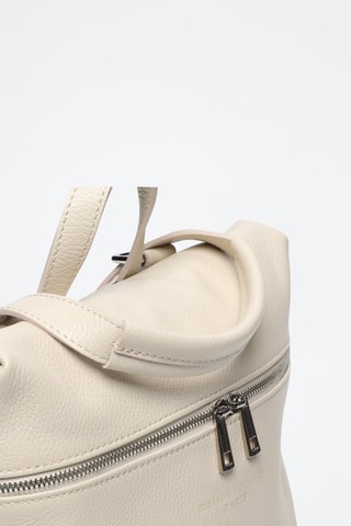 Mochila de piel Livia - Beige
