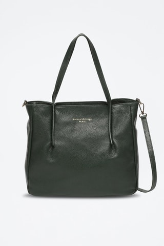 Bolso shopper de piel Myriam - Verde