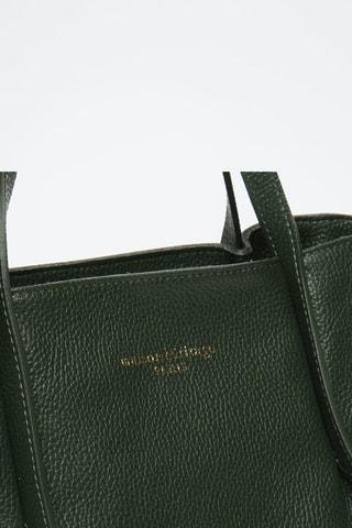 Bolso shopper de piel Myriam - Verde