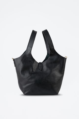 Mochila de piel  - Negro