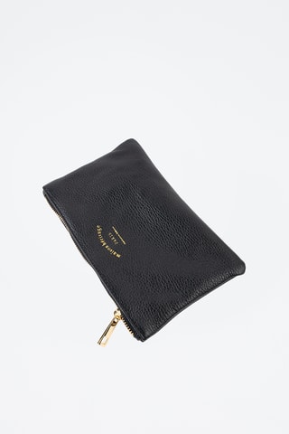 Mochila de piel  - Negro