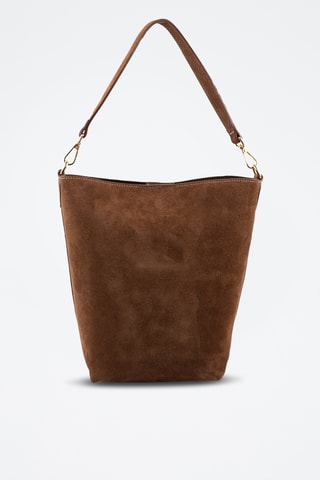 Bolso de nobuk  - Marrón