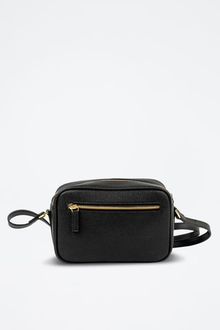 Bandolera de piel Arata - Negro