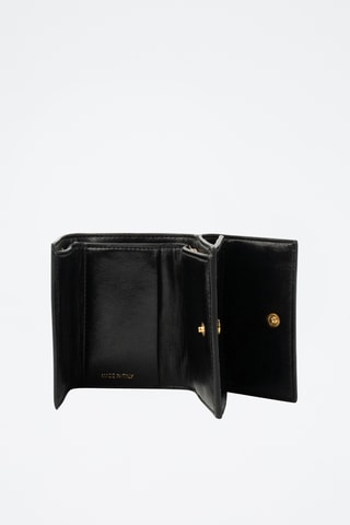 Cartera de piel Noor - Negro
