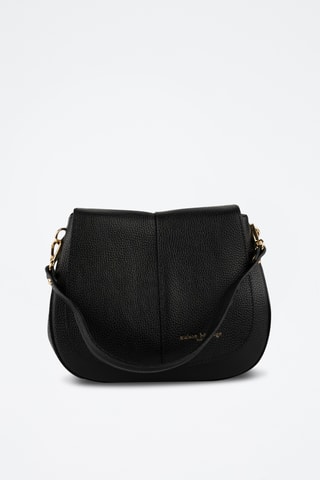 Bolso de piel Lirio - Negro